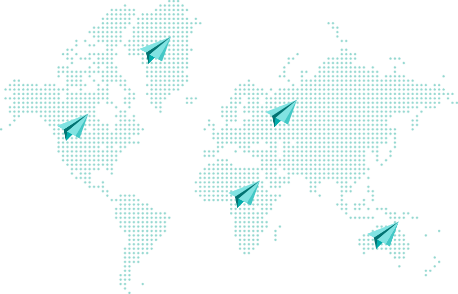 World Map Company Locations